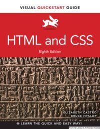 cover of the book HTML and CSS: Visual QuickStart Guide