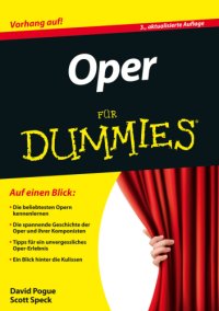 cover of the book Oper für Dummies