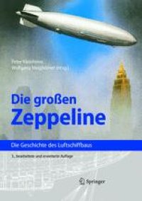 cover of the book Die Großen Zeppeline: Die Geschichte des Luftschiffbaus