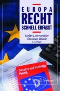 cover of the book Europarecht: Schnell erfasst