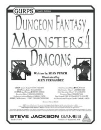 cover of the book GURPS Dungeon Fantasy Monsters 4: Dragons