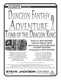 cover of the book GURPS Dungeon Fantasy Adventure 2: Tomb of the Dragon King