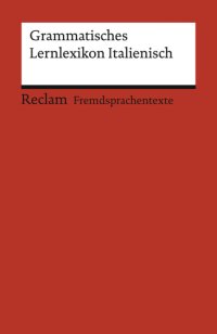 cover of the book Grammatisches Lernlexikon Italienisch