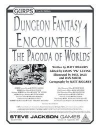 cover of the book GURPS Dungeon Fantasy Encounters 1: The Pagoda of Worlds