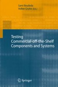 cover of the book Testing Commercial-off-the-Shelf Components and Systems