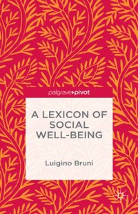 cover of the book A Lexicon of Social Well-Being