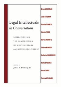 cover of the book Legal intellectuals in conversation: reflections on the construction of contemporary American legal theory