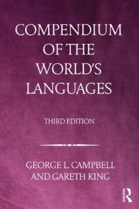 cover of the book Compendium of the World's Languages, 3rd Edition