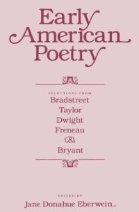 cover of the book Early American Poetry