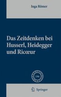 cover of the book Das Zeitdenken bei Husserl, Heidegger und Ricoeur