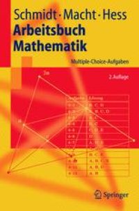 cover of the book Arbeitsbuch Mathematik: Multiple-Choice-Aufgaben