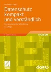 cover of the book Datenschutz kompakt und verständlich: Eine praxisorientierte Einführung