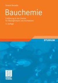 cover of the book Bauchemie: Einführung in die Chemie für Bauingenieure und Architekten