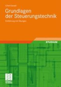 cover of the book Grundlagen der Steuerungstechnik: Einführung mit Übungen