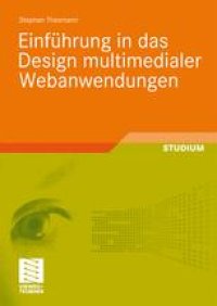 cover of the book Einführung in das Design multimedialer Webanwendungen