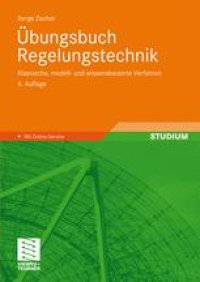 cover of the book Übungsbuch Regelungstechnik: Klassische, modell- und wissensbasierte Verfahren