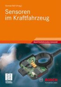 cover of the book Sensoren im Kraftfahrzeug