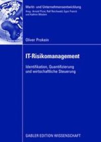 cover of the book IT-Risikomanagement: Identifikation, Quantifizierung und wirtschaftliche Steuerung