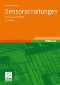 cover of the book Sensorschaltungen: Simulation mit PSPICE