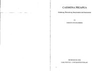 cover of the book Carmina Priapea. Einleitung, Übersetzung, Interpretation und Kommentar.