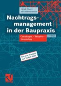 cover of the book Nachtragsmanagement in der Baupraxis: Grundlagen - Beispiele - Anwendung