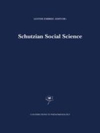 cover of the book Schutzian Social Science