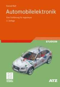 cover of the book Automobilelektronik: Eine Einführung für Ingenieure