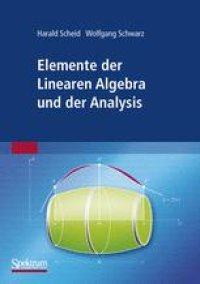 cover of the book Elemente der Linearen Algebra und der Analysis