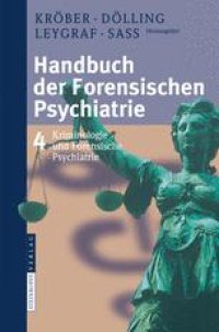 cover of the book Handbuch der Forensischen Psychiatrie: Band 4 Kriminologie und Forensische Psychiatrie