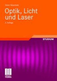 cover of the book Optik, Licht und Laser