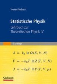 cover of the book Statistische Physik: Lehrbuch zur Theoretischen Physik IV