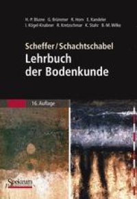 cover of the book Lehrbuch der Bodenkunde