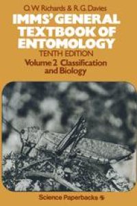 cover of the book Imms’ General Textbook of Entomology: Volume 2: Classification and Biology