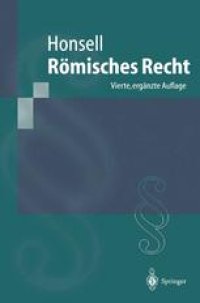 cover of the book Römisches Recht