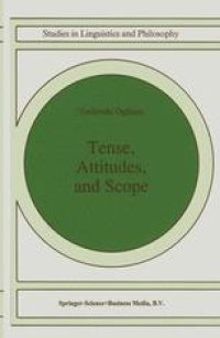 cover of the book Tense, Attitudes, and Scope