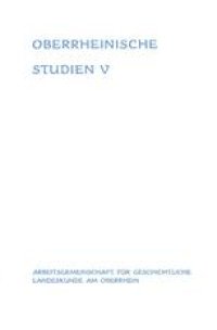 cover of the book Landesgeschichte und Zeitgeschichte: Kriegsende 1945 und demokratischer Neubeginn am Oberrhein, Band V