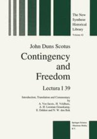 cover of the book Contingency and Freedom: Lectura I 39