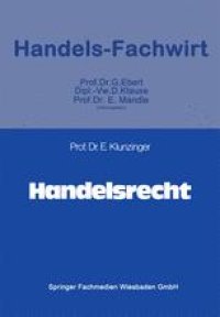 cover of the book Handelsrecht