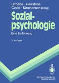 cover of the book Sozialpsychologie: Eine Einführung