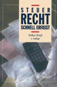 cover of the book Steuerrecht