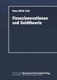 cover of the book Finanzinnovationen und Geldtheorie