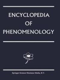 cover of the book Encyclopedia of Phenomenology