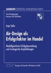 cover of the book Air-Design als Erfolgsfaktor im Handel: Modellgestützte Erfolgsbeurteilung und strategische Empfehlungen