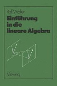 cover of the book Einführung in die lineare Algebra