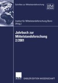 cover of the book Jahrbuch zur Mittelstandsforschung 2/2001