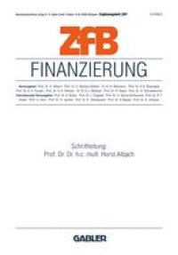 cover of the book Finanzierung