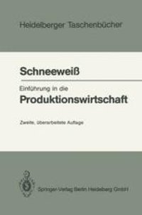 cover of the book Einführung in die Produktionswirtschaft