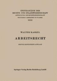 cover of the book Arbeitsrecht