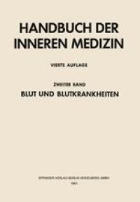 cover of the book Blut und Blutkrankheiten