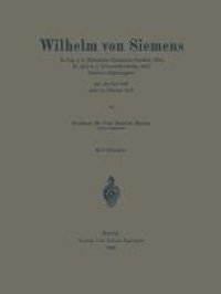 cover of the book Wilhelm von Siemens